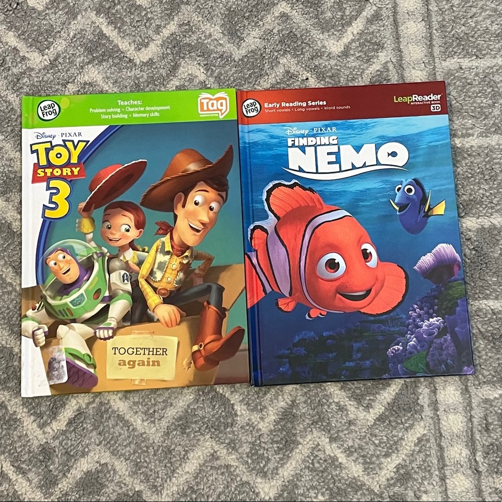 Leap Frog Reading Tag and Leap Reader Books Disney